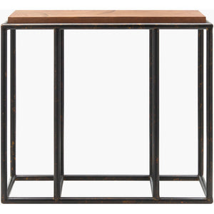 Audry Brown/Black End Table