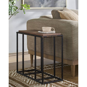Audry Brown/Black End Table