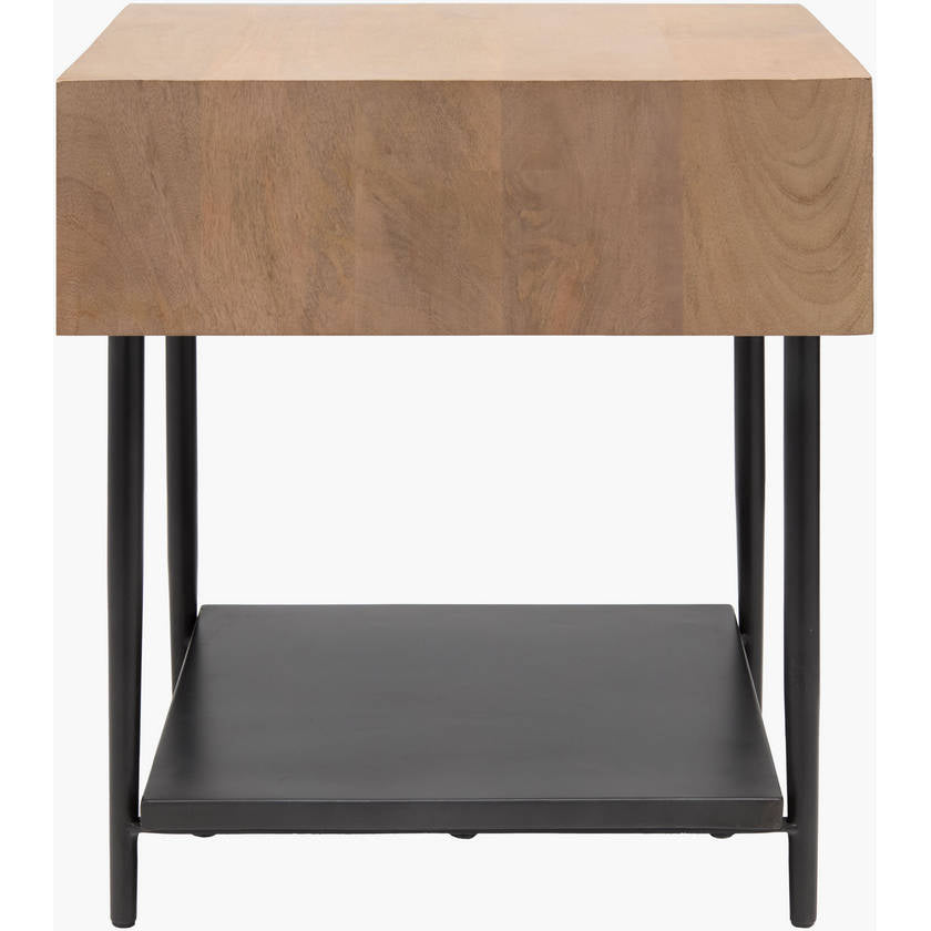 Cantrell Brown End Table