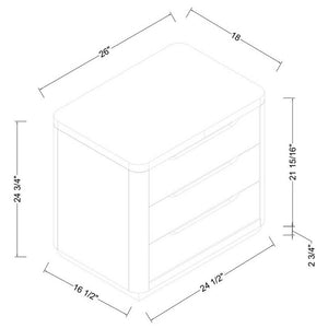 Assumption Brown Nightstand