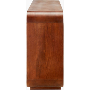 Maghen Dark Brown Console Table
