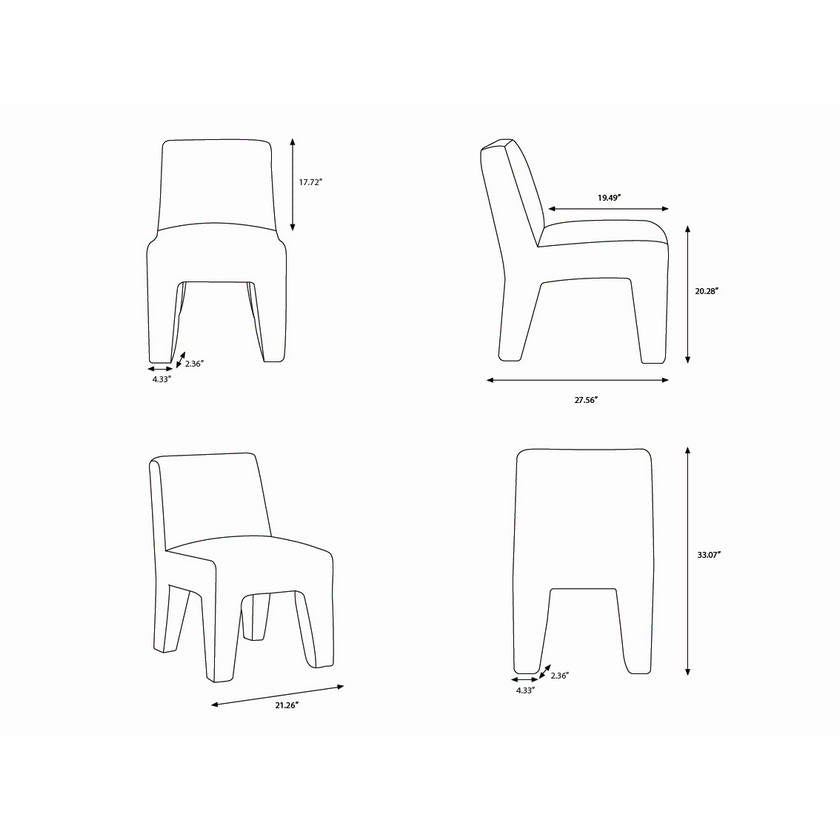 Itasca Taupe Dining Chair