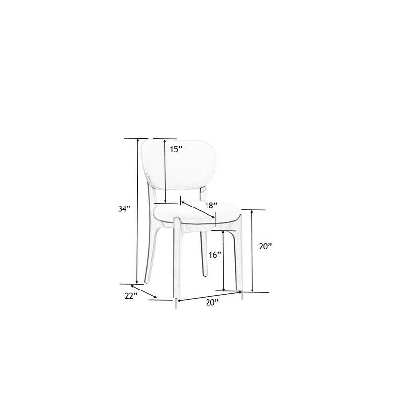 Nashea Wheat/Cream Dining Chair