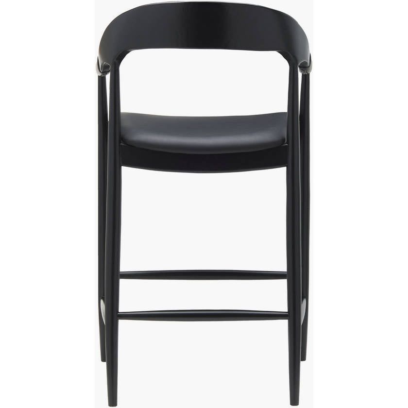 Kaeleigh Black Bar Stool