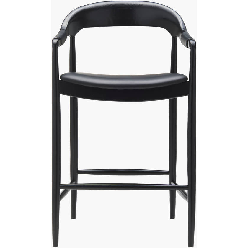 Kaeleigh Black Bar Stool