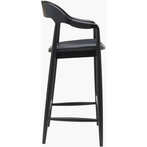 Kaeleigh Black Bar Stool