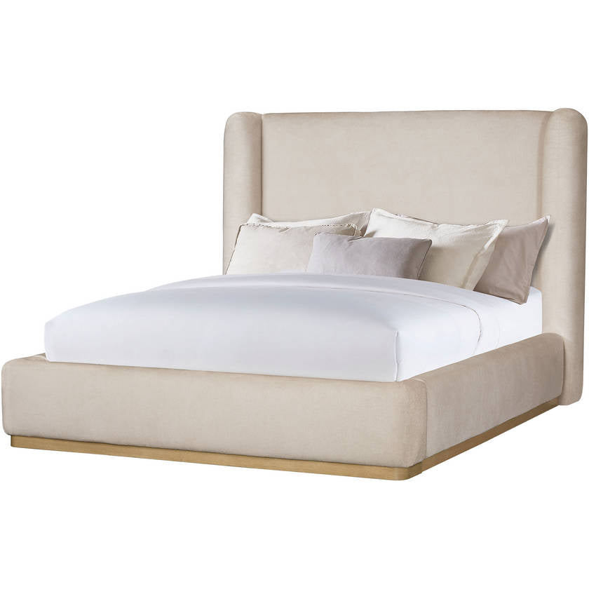 Polk Brown Upholstered Bed