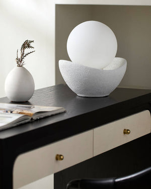 Ashten Traditional White Table Lamp