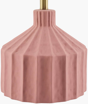 Malky Traditional Pink Table Lamp