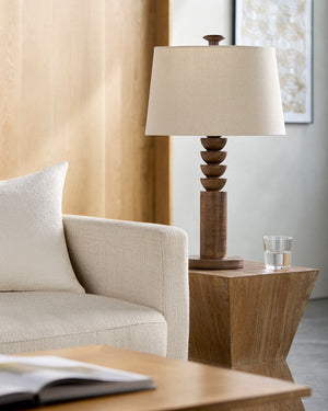 Dagan Traditional Brown Table Lamp