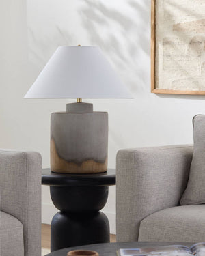 Omayra Traditional Gray Table Lamp