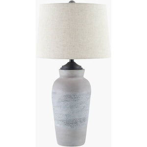 Avis Rustic Gray Table Lamp