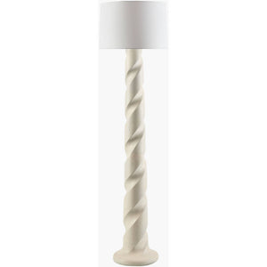 Britiany Traditional Cream/White Floor Lamp