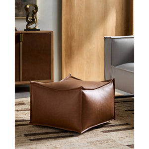 Shabnam Walnut Pouf