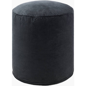 Benjiman Black Pouf
