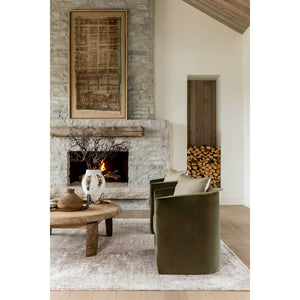 Beth Traditional Dusty Sage Area Rug - Vivir x Livabliss