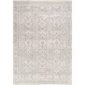 Trenna Traditional Light Silver Area Rug