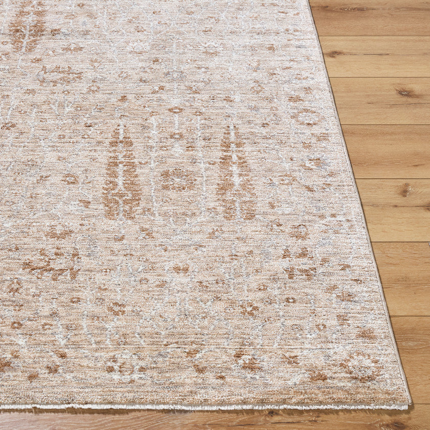 Aften Traditional Tan Area Rug
