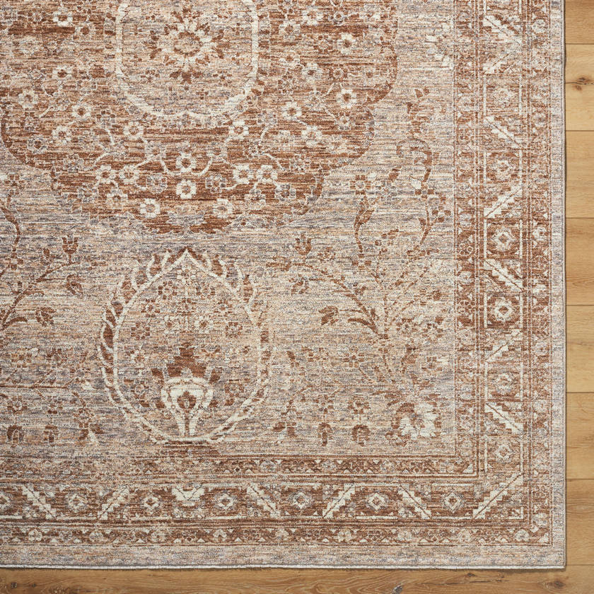Bijan Traditional Brown Area Rug