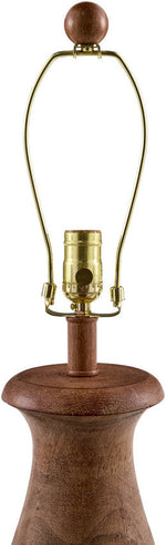 Tye Traditional Dark Brown Table Lamp