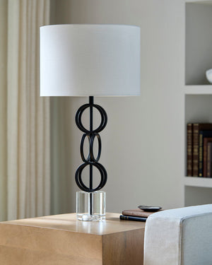 Koplik Modern White Table Lamp