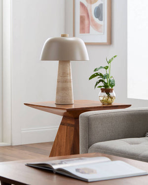Jaymar Modern Beige Table Lamp