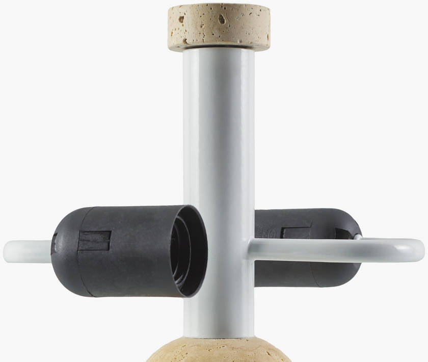 Lekeisha Modern Black/Beige Table Lamp
