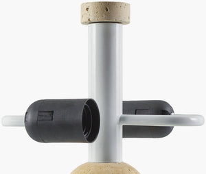 Lekeisha Modern Black/Beige Table Lamp