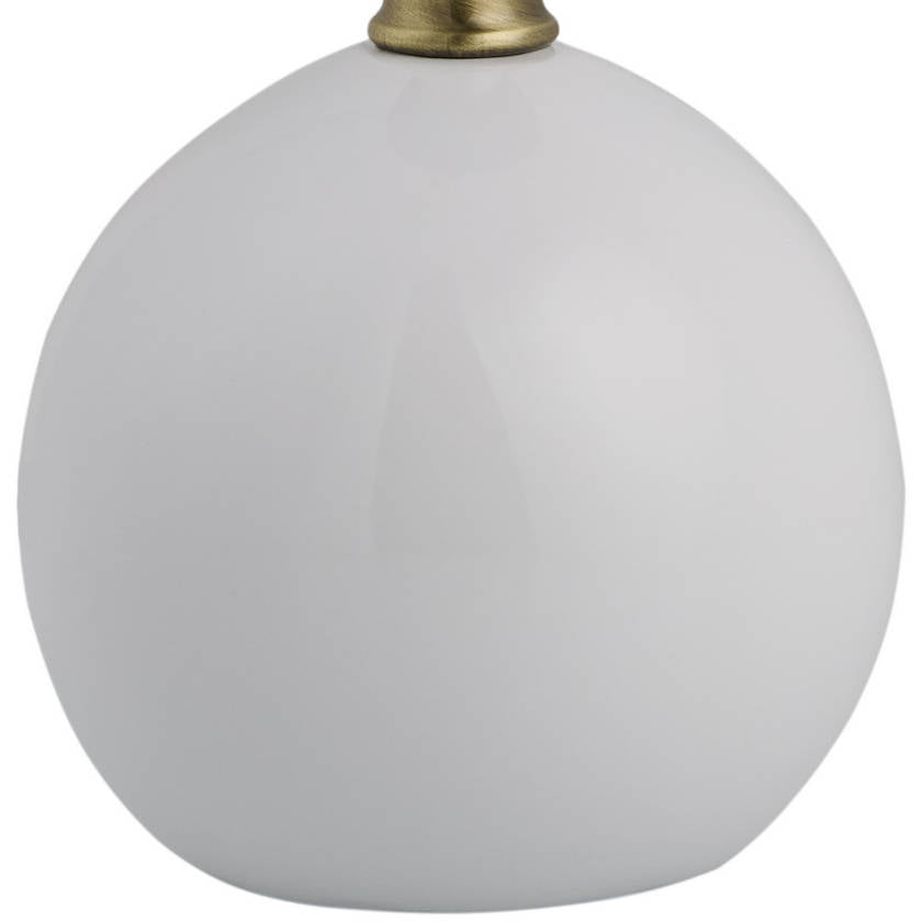 Travarus Modern White Table Lamp