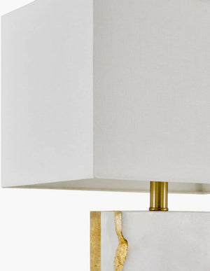 Tyrel Rustic White Table Lamp