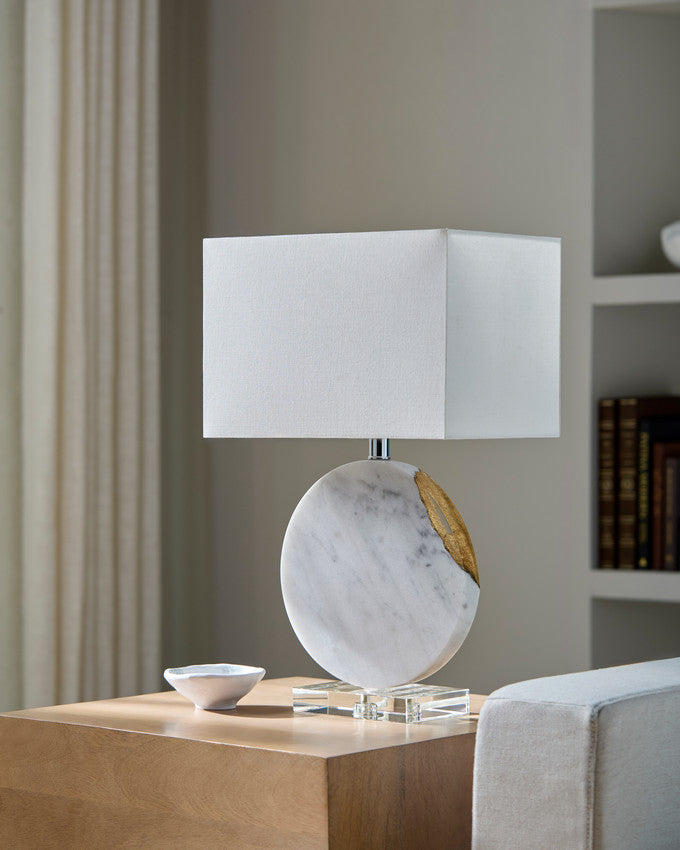 Branton Global White Table Lamp