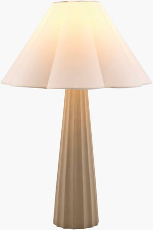 Kym Traditional Gray/White Table Lamp