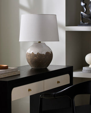 Indria Global Brown Table Lamp