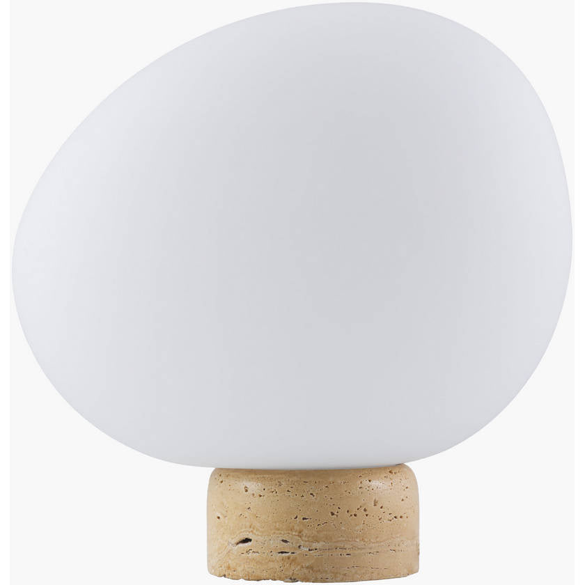 Petrey Modern Beige/White Table Lamp
