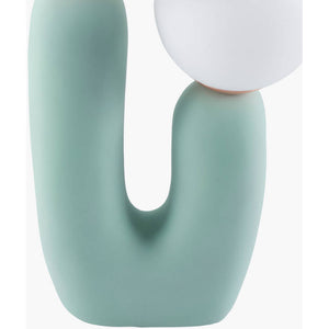 Bartley Cottage Green Table Lamp