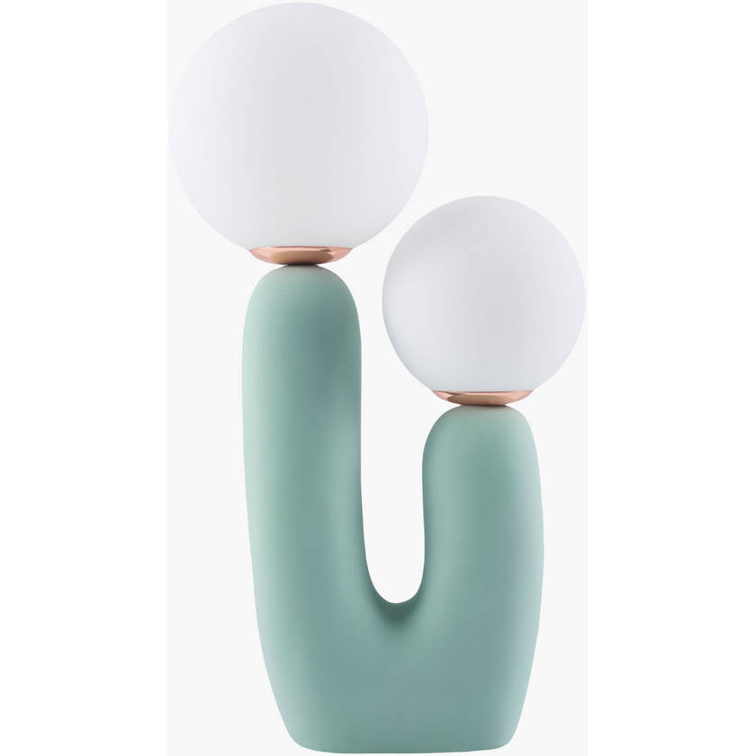 Bartley Cottage Green Table Lamp