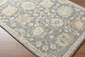 Mahala Traditional Silver Area Rug