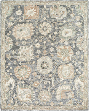Mahala Traditional Silver Area Rug