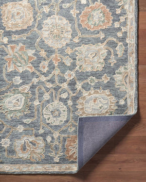 Mahala Traditional Silver Area Rug