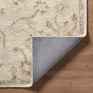 Aesha Traditional Off-White Area Rug