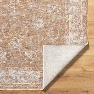 Pennie Traditional Cream/Light Brown Area Rug
