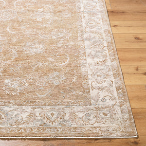 Pennie Traditional Cream/Light Brown Area Rug