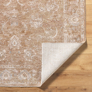 Pennie Traditional Light Brown Area Rug