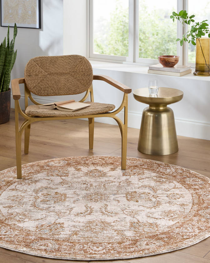 Pennie Traditional Oatmeal Area Rug