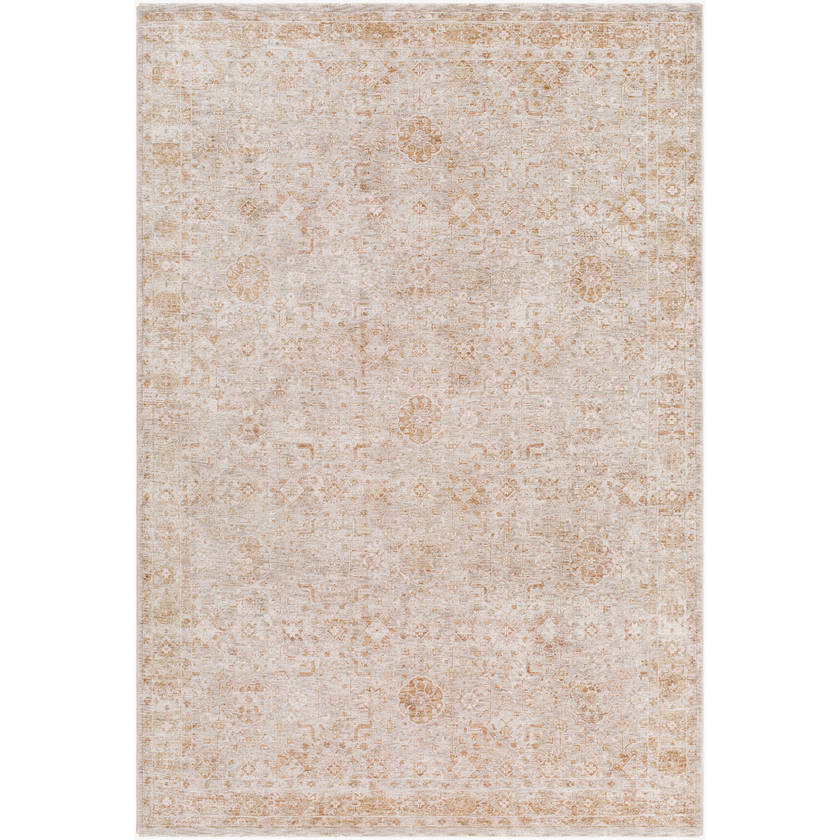 Cassy Traditional Tan Area Rug