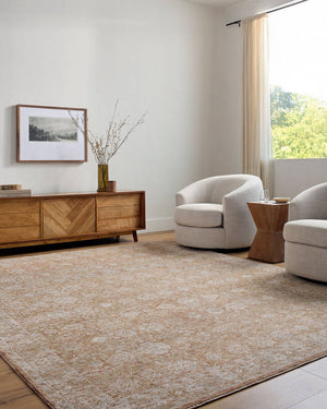 Cassy Traditional Light Brown Area Rug