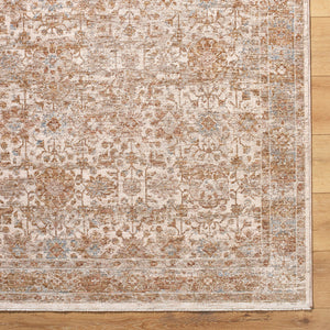Cassy Traditional Cream/Tan Area Rug