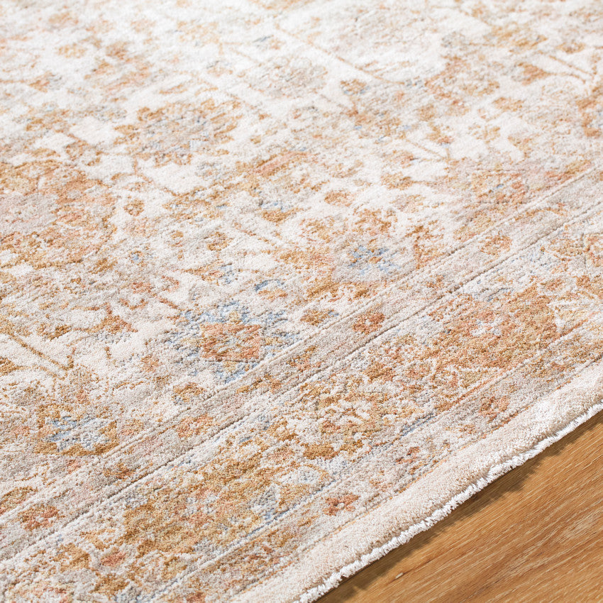 Cassy Traditional Cream/Tan Area Rug