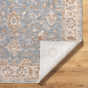 Jomarie Traditional Blue Area Rug
