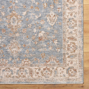 Jomarie Traditional Blue Area Rug